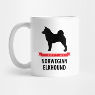 I Love My Norwegian Elkhound Mug